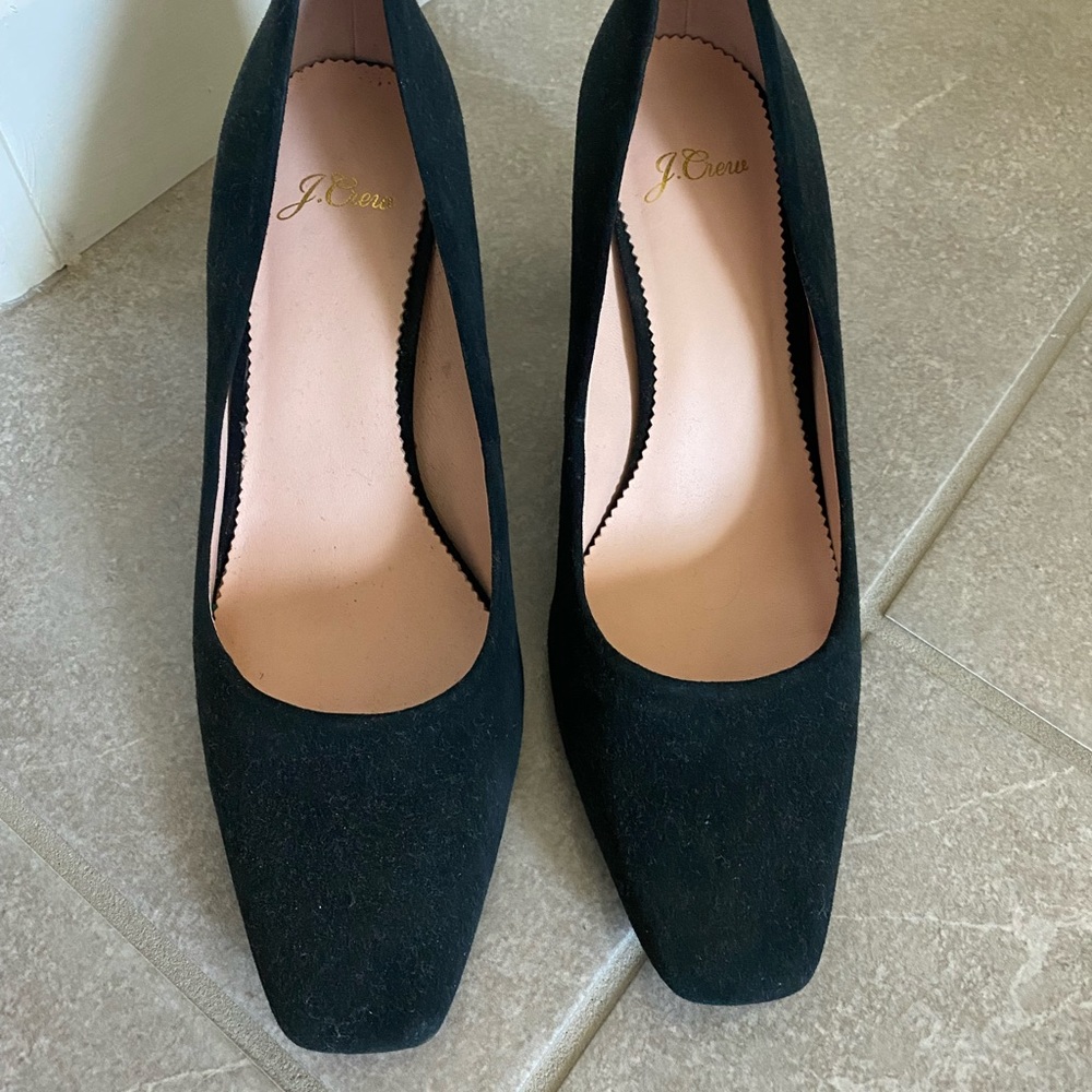 J Crew Square toe heels
